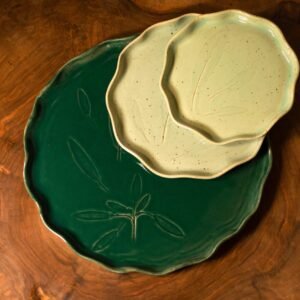 Farfurie frunzulițe medii