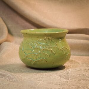 Vază licheni verde pal