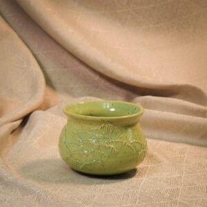 Vază licheni verde pal