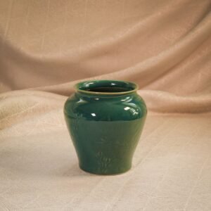 Vază frunzulițe malachit