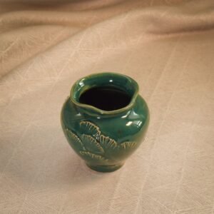 Vază licheni malachit