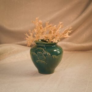 Vază licheni malachit